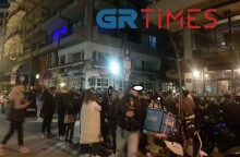 Θεσσαλονίκη συνωστισμός στη Μητροπόλεως