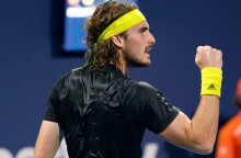 Ο Στέφανος Τσιτσιπάς στο Miami Open
