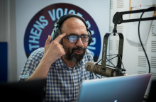 Ο δημοσιογράφος Νίκος Ζαχαριάδης