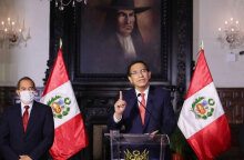 Ο πρώην πρόεδρος του Περού Μαρτίν Βισκάρα - Εμβολιάστηκε για τον κορωνοϊό εκτός σειράς