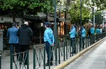 Επιχείρηση της Αστυνομίας στην οδό Βεάκη στο Περιστέρι