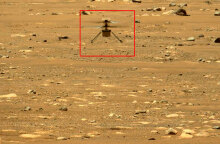 Το drone ελικόπτερο «Ingenuity» στη δεύτερη ιστορική του πτήση στον πλανήτη Άρη