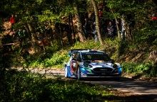 Στιγμιότυπο από το Παγκόσμιο Πρωτάθλημα Ράλι στην Κροατία