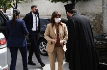 Η ΠτΔ, Κατερίνα Σακελλαροπούλου, σε δομή φιλοξενίας ανήλικων προσφύγων