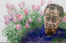 Πίνακας ζωγραφικής του Tony Bennett με τον τζαζ μουσικό Duke Ellington