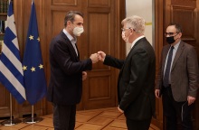 Από τη συνάντηση του Κ. Μητσοτάκη με τον Ισραηλινό Καθηγητή Ιατρικής, Ν. Αρμπέρ 