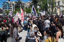 ΘΕΣΣΑΛΟΝΙΚΗ - ΑΠΕΡΓΙΑΚΗ ΣΥΓΚΕΝΤΡΩΣΗ ΓΙΑ ΤΟΝ ΕΟΡΤΑΣΜΟ ΤΗΣ ΕΡΓΑΤΙΚΗΣ ΠΡΩΤΟΜΑΓΙΑΣ ΑΠΟ ΤΟ ΠΑΜΕ