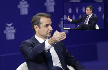 Οικονομικό Φόρουμ Δελφών: Κυριάκος Μητσοτάκης (Ένθετη: Πέδρο Σάντσεθ)