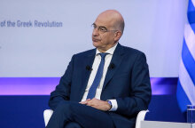 O Νίκος Δένδιας, υπουργός Εξωτερικών, στο 6ο Οικονομικό Φόρουμ των Δελφών