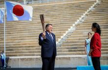 ΟΛΥΜΠΙΑΚΟΙ ΑΓΩΝΕΣ 2021 / ΤΕΛΕΤΗ ΠΑΡΑΔΟΣΗΣ ΦΛΟΓΑΣ ΣΤΗΝ ΑΘΗΝΑ