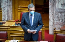 Ο υφυπουργός Παιδείας, Άγγελος Συρίγος