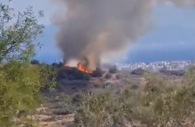 Πυρκαγιά στην Αίγινα