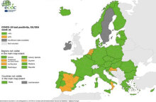 Κορωνοϊός: «Πράσινη» η Ελλάδα στον χάρτη του ΕCDC, καθώς ο δείκτης θετικότητας παραμένει κάτω από το 4%