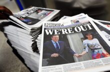 Πρωτοσέλιδο της Evening Standard την επαύριον του Δημοψηφίσματος για το Brexit