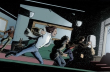 Σκίτσο από τo graphic novel Morisson Hotel για το συγκρότημα Doors