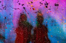 Πίνακας ζωραφικής με δύο ανθρώπινες φιγούρες