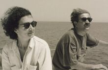 Ο Λάκης Λαζόπουλος με τη γυναίκα του, Τασούλα