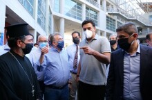 O υπουργός υγείας στην Κρήτη © ΑΠΕ/ΝΙΚΟΣ ΧΑΛΚΙΑΔΑΚΗΣ