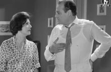 Η Ρένα Βλαχοπούλου και ο Λάμπρος Κωνσταντάρας στην ταινία η «Χαρτοπαίκτρα»