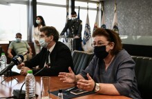 Η υπουργός Πολιτισμού Λίνα Μενδώνη © Eurokinissi/ΤΑΤΙΑΝΑ ΜΠΟΛΑΡΗ