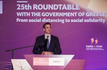 Ο πρωθυπουργός Κυριάκος Μητσοτάκης στο συνέδρι του «The Economist»