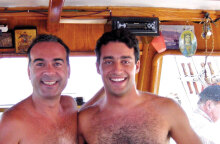 Ο παρουσιαστής και ηθοποιός Φώτης Σεργουλόπουλος 