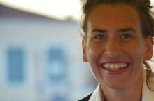 Η Μαριάννα Κρητικού, καλλιτεχνική διευθύντρια του φεστιβάλ Τήνου