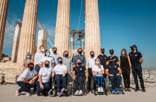 Μέλη της Παραολυμπιακή Ομάδας επισκέφθηκαν την Ακρόπολη λίγο πριν την Παραολυμπιάδα του Τόκιο