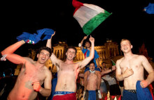 Ξέφρενοι πανηγυρισμοί στην Ιταλία μετά την κατάκτηση του Euro 2020 στο Γουέμπλεϊ (ΦΩΤΟ ΑΡΧΕΙΟΥ)