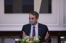 Ο πρωθυπουργός Κυριάκος Μητσοτάκης 