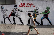 Βραζιλία: Άνδρας με μάσκα για τον κορωνοϊό (ΦΩΤΟ ΑΡΧΕΙΟΥ)