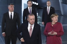 Η καγκελάριος της Γερμανίας, Άνγκελα Μέρκελ, και ο Τούρκος πρόεδρος, Ρετζέπ Ταγίπ Ερντογάν