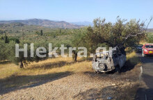 Κορινθία: Το καμένο όχημα μέσα στο οποίο εντοπίστηκε το απανθρακωμένο πτώμα του ιερέα