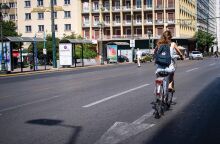 Άδειος δρόμος στην Αθήνα