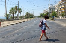 H λεωφόρος Ποσειδώνος άδεια © EUROKINISSI / ΠΑΝΑΓΟΠΟΥΛΟΣ ΓΙΑΝΝΗΣ