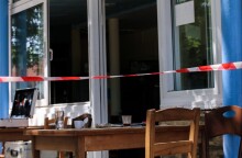 Το σημείο της δολοφονίας © EUROKINISSI / ΛΕΩΝΙΔΑΣ ΤΖΕΚΑΣ