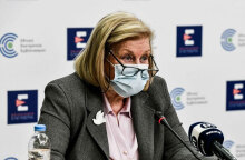 Η Μαρία Θεοδωρίδου στην τακτική ενημέρωση για τον εμβολιασμό κατά του κορωνοϊού στην Ελλάδα (ΦΩΤΟ ΑΡΧΕΙΟΥ)