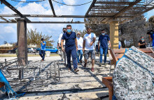 Ο Αλέξης Τσίπρας στην Ηλεία - Ο πρόεδρος του ΣΥΡΙΖΑ είδε από κοντά τις καταστροφές που προκάλεσε η φωτιά