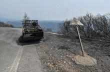 Φωτιές: Στιγμιότυπο από την επόμενη ημέρα της φωτιάς στη Γορτυνία