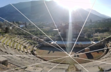 Αιμιλία Παπαφιλίππου, "Ιεροί λόγοι / COVID-19" στο μικρό θέατρο της Αρχαίας Επιδαύρου