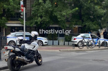 Περιπολικά της Αστυνομίας στη Θεσσαλονίκη - Απειλή για βόμβα σε τρία ξενοδοχεία της πόλης