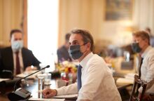 Ο Κυριάκος Μητσοτάκης στο Υπουργικό Συμβούλιο 