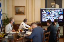 Συνεδρίαση του Υπουργικού Συμβουλίου μέσω τηλεδιάσκεψης © (EUROKINISSI/ΓΡΑΦΕΙΟ ΤΥΠΟΥ ΠΡΩΘΥΠΟΥΡΓΟΥ/ΔΗΜΗΤΡΗΣ ΠΑΠΑΜΗΤΣΟΣ