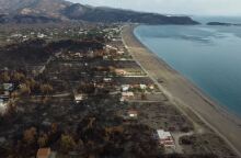 Εύβοια: Καμένες εκτάσεις μετά τις καταστροφικές πυρκαγιές του Αυγούστου