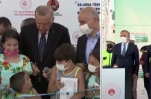 Ρετζέπ Ταγίπ Ερντογάν: Στιγμιότυπο από την τελετή εγκαινίων