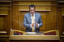 Ο υπουργός Υγείας, Θάνος Πλεύρης