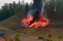 Συντρίμμια στο σημείο όπου συνετρίβη το αεροσκάφος στη Βραζιλία