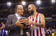 Ντούσαν Ίβκοβιτς και Βασίλης Σπανούλης