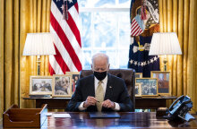 Ο Τζο Μπάιντεν στον Λευκό Οίκο (ΦΩΤΟ ΑΡΧΕΙΟΥ) - Η συμφωνία AUKUS επιβεβαιώνει τη μετατόπιση του αμερικανικού ενδιαφέροντος στην Κίνα και στον Νότιο Ειρηνικό