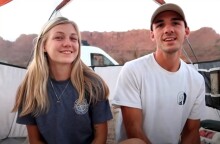 Η Γκαμπριέλ Πετίτο, 22 ετών, με τον σύντροφό της Μπράιαν Λόντρι, 23 ετών